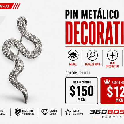 Pin Metalico Decoracion