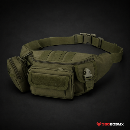 Cangurera Táctica Multiusos WZ031 - Verde Militar
