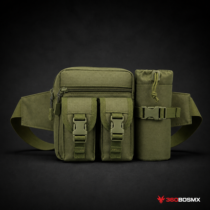 Cangurera Táctica Porta Botella WZ726 - Verde Militar