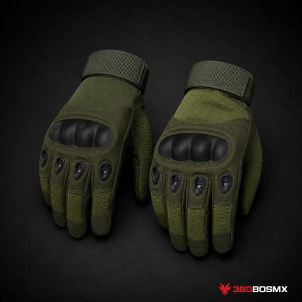 Guantes Tácticos de Uso Rudo GJP731Q - Verde Militar - Hombre