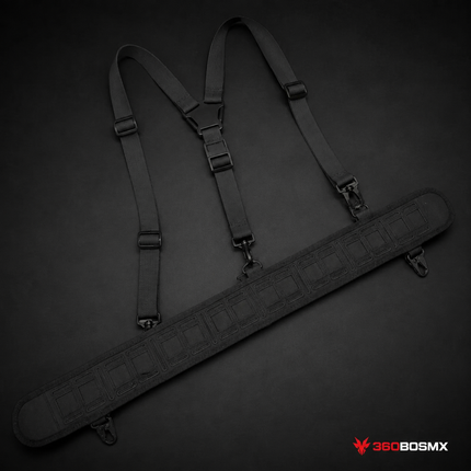 Fajilla MOLLE Acolchada con Arnés PJ164 - Negro