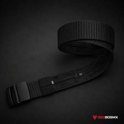 Cinturón Táctico con Bolsa Antirrobo YD005 - Negro