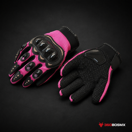 Guantes para Motociclista Antiderrapantes T6B09 - Rosa