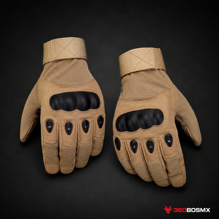 Guantes Tácticos Touch para Moto GJP730B - Caqui - Hombre