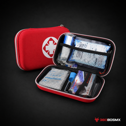 Kit Portátil de Primeros Auxilios y Supervivencia PJ299 - Rojo