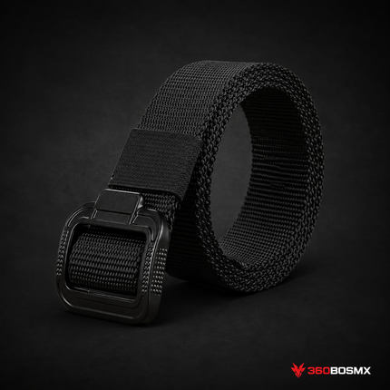 Cinturón de Nylon con Hebilla Metálica YD020 - Negro