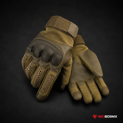 Guantes Tácticos Antiimpacto ST003 - Caqui
