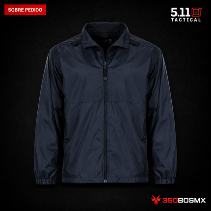 Chaqueta Plegable 5.11 en color Azul Marino Oscuro, prenda sobre pedido