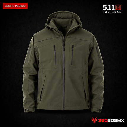 Chaqueta Sabre 2.0 5.11 en color Verde Musgo, prenda sobre pedido