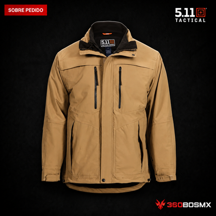 Parka Bristol 5.11 en color Coyote, prenda sobre pedido