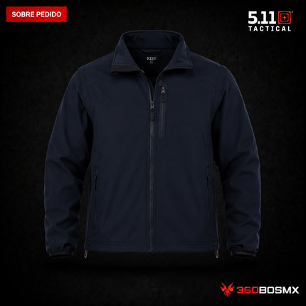 Chaqueta Valiant Softshell 5.11 en color Azul Marino Oscuro, prenda sobre pedido