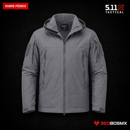 Chaqueta Bastion 5.11 en color Gris Storm, prenda sobre pedido