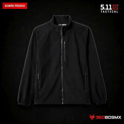 Chaqueta de Servicio Softshell 5.11 en color Negro, prenda sobre pedido