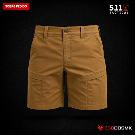 Short 5.11 Ridge Short para hombre en color Café Kangaroo, producto sobre pedido