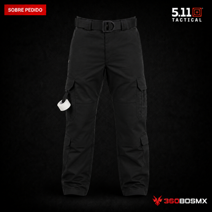 Pantalón 5.11 EMS Cargo para hombre en color Negro, producto sobre pedido