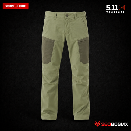 Pantalón 5.11 Ridge Cargo para hombre en color Verde Tank / Verde Ranger, producto sobre pedido