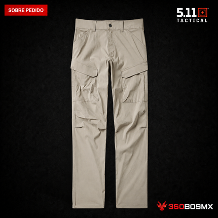 Pantalón 5.11 Meridian Cargo para hombre en color Mushroom / Café claro, producto sobre pedido