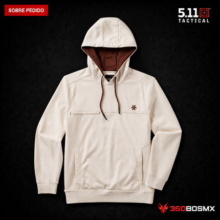 Sudadera con Capucha Bryce 5.11 en color Beige Claro, prenda sobre pedido