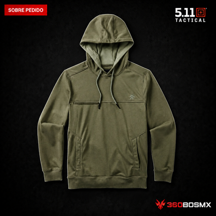 Sudadera con Capucha Bryce 5.11 en color Verde Tank, prenda sobre pedido