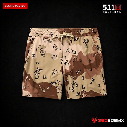Short 5.11 Big Sur Hybrid Short 7 pulgadas para hombre en color Desierto BDU, producto sobre pedido