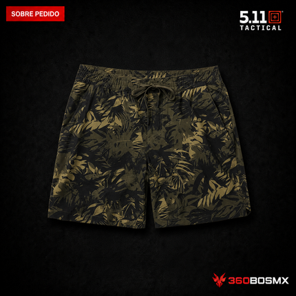 Short 5.11 Big Sur Hybrid Short 7 pulgadas para hombre en color Verde Ranger Deer Fern, producto sobre pedido