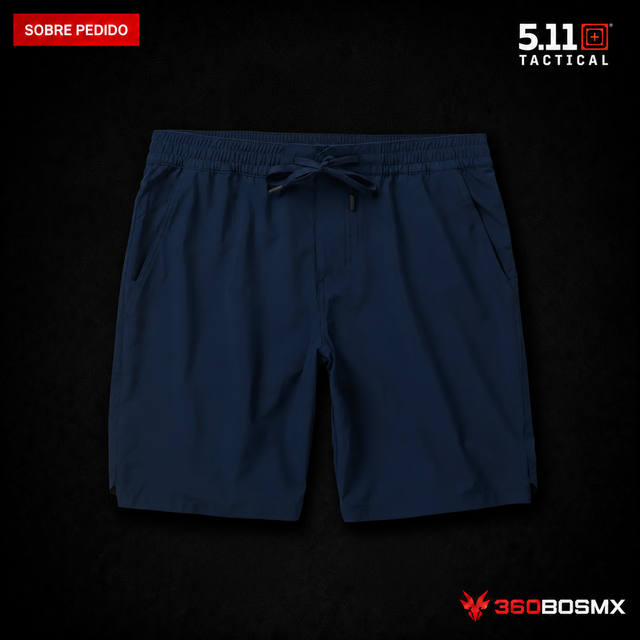 SOBRE PEDIDO – Short 5.11 Big Sur Hybrid Short Solid 9 pulgadas Corte Regular – Azul Marino MP Pacífico