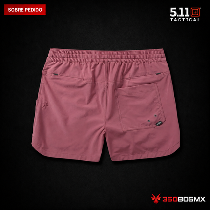 Short 5.11 Big Sur Hybrid Short Print 5 pulgadas para hombre en color Rosa Shadow, producto sobre pedido