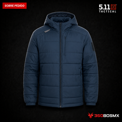 Chaqueta Explore PrimaLoft 5.11 en color Azul Blueblood, prenda sobre pedido