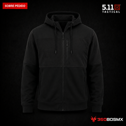 Chaqueta Adhere 5.11 en color Negro, prenda sobre pedido