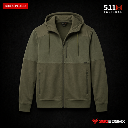 Chaqueta Adhere 5.11 en color Verde Ranger, prenda sobre pedido