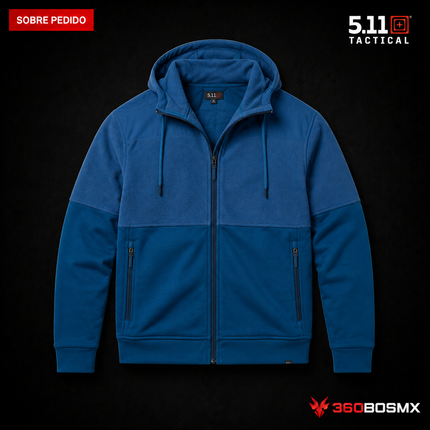 Chaqueta Adhere 5.11 en color Azul Blueblood, prenda sobre pedido