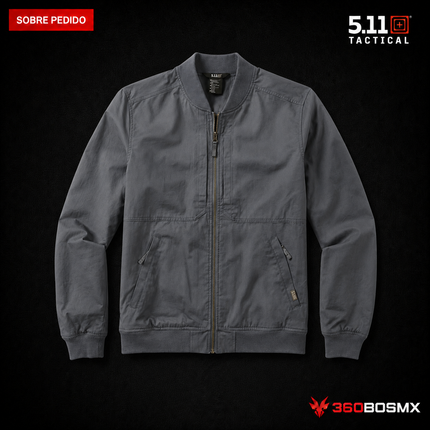 Chaqueta Murdoc 5.11 en color Gris Moonlight, prenda sobre pedido