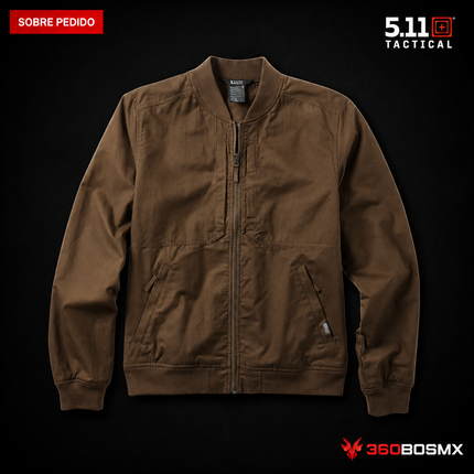 Chaqueta Murdoc 5.11 en color Tierra Oscura, prenda sobre pedido