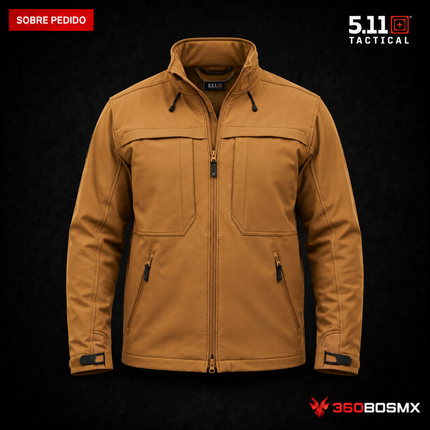 Chaqueta Braxton 5.11 en color Café Duck, prenda sobre pedido