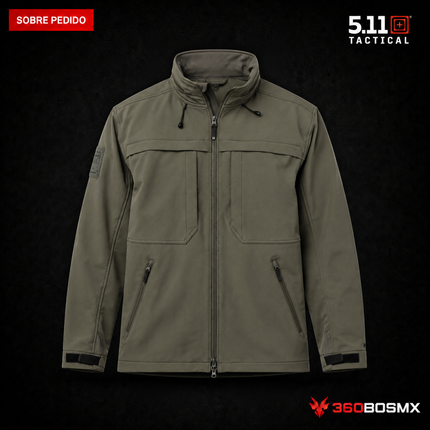 Chaqueta Braxton 5.11 en color Verde Grenade, prenda sobre pedido