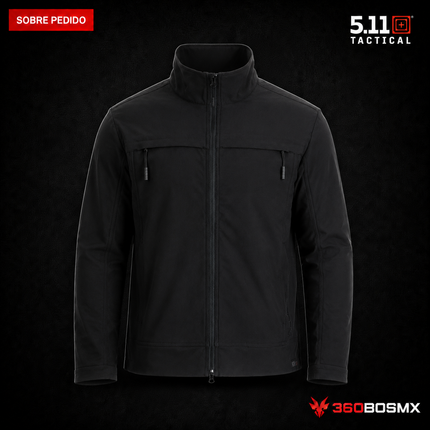 Chaqueta Preston 5.11 en color Negro, prenda sobre pedido