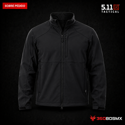 Chaqueta Nevada Softshell 5.11 en color Negro, prenda sobre pedido