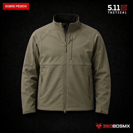 Chaqueta Nevada Softshell 5.11 en color Verde Ranger, prenda sobre pedido