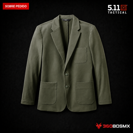 Chaqueta Founder's 5.11 en color Verde Tank, prenda sobre pedido