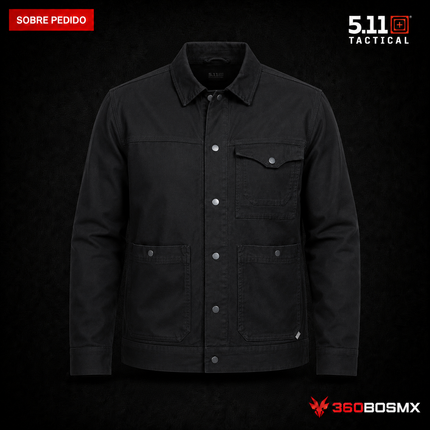 Chaqueta Rosser 5.11 en color Negro, prenda sobre pedido