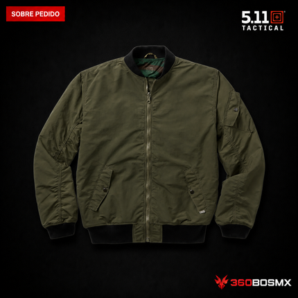 Chaqueta Reversible Kumau 5.11 en color Verde Ranger, prenda sobre pedido
