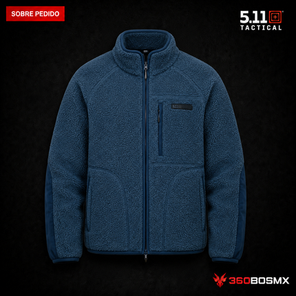 Chaqueta de Forro Polar HQ Tech 5.11 en color Azul Blueblood, prenda sobre pedido