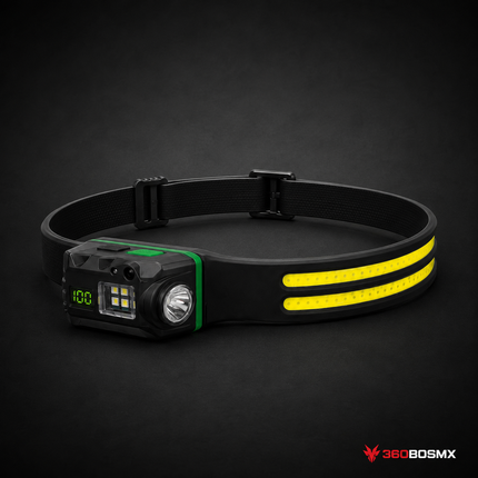 Lámpara Minera LED con Sensor y Pantalla NGSD271 - Negro