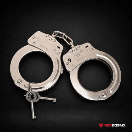 Esposas .357 con Dos Llaves – Plateado