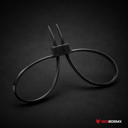 Esposas Flexibles de Plástico Doble PJ602 – Negro