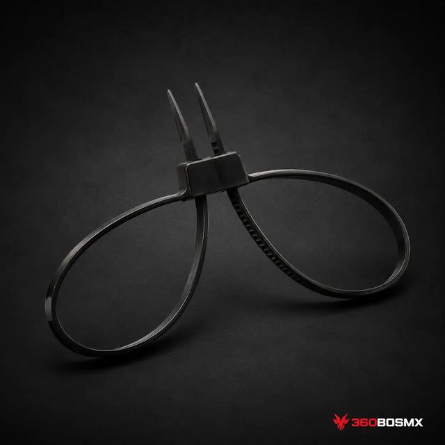 Esposas Flexibles de Plástico Doble PJ602 – Negro MP