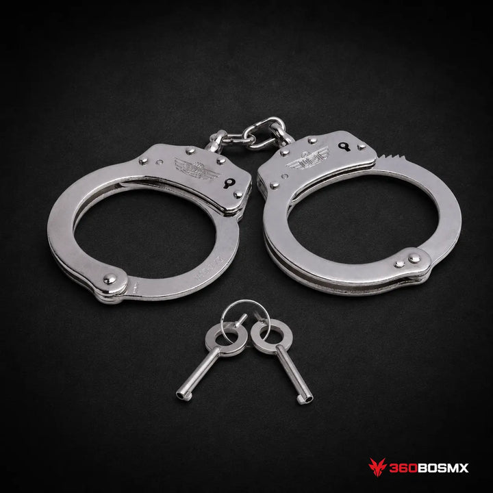 Esposas Metálicas HC111 con Dos Llaves – Plateado MP