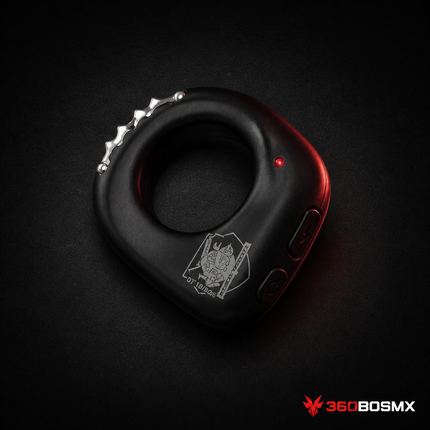 Anillo de Defensa con Descarga Eléctrica DT118/806 – Negro