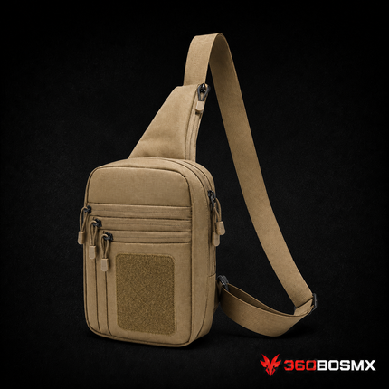 Bolsa de Porte Oculto con Correa al Hombro LYB5 – Caqui