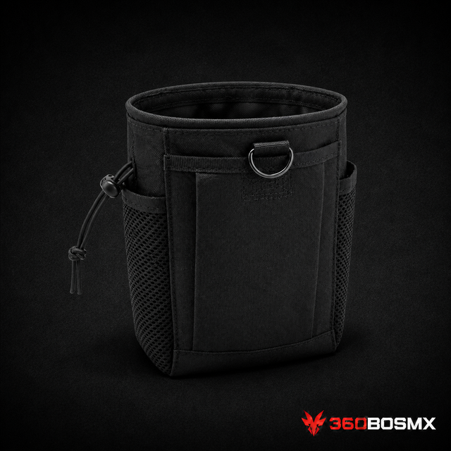 Bolsa Recuperadora Munición Táctica MOLLE Ajustable YB-051 - Negro